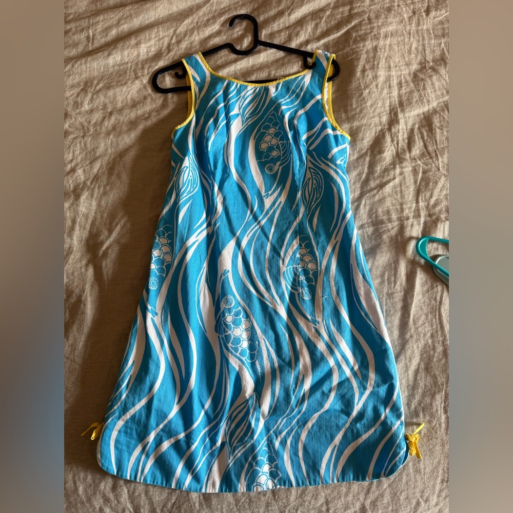 Lilly Pulitzer Blue Mini Fish Dress